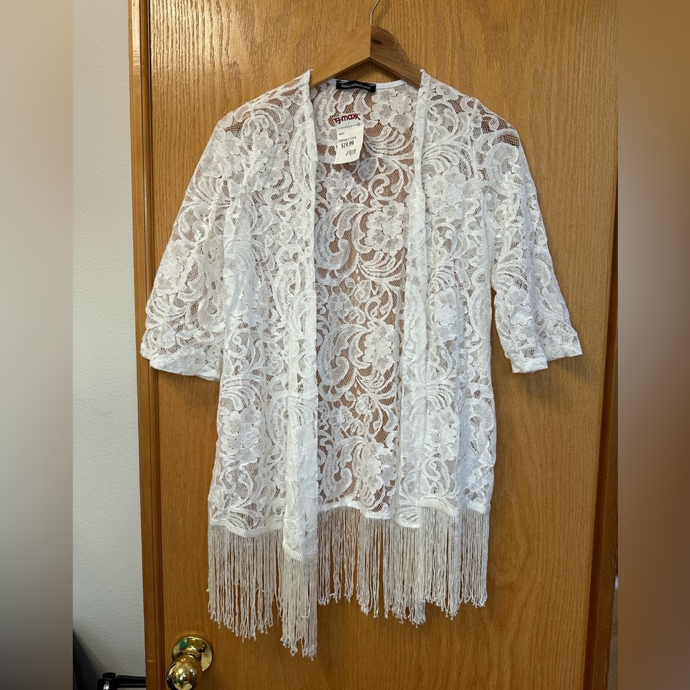Open lace cardigan Size small - Picture 1 of 7
